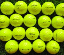 12 Titleist nxt tour / nxt tour s jaunes fluo